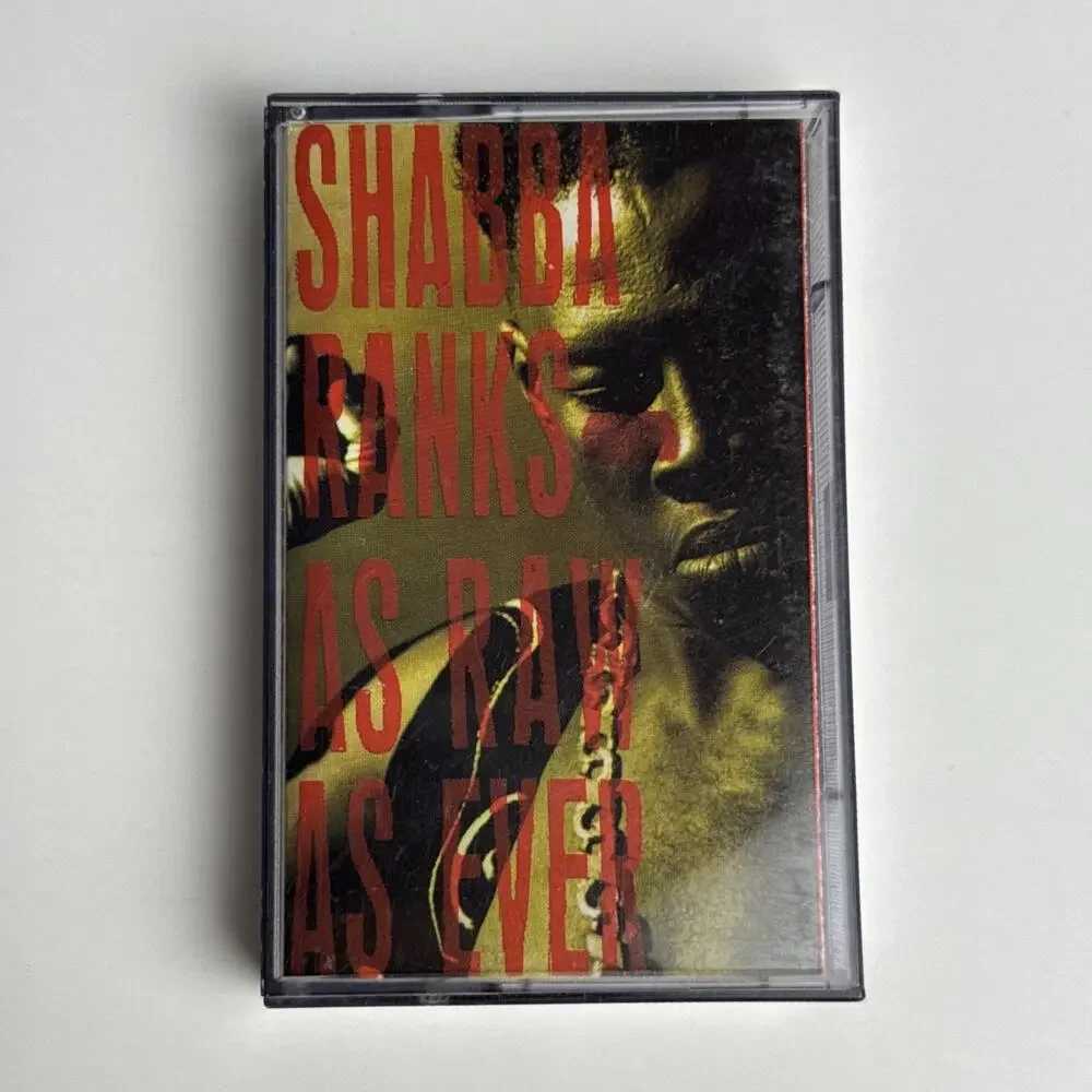 Shabba Ranks As Raw As Ever Cassette (1991, Sony) Jamaican Dancehall Reggae Tape